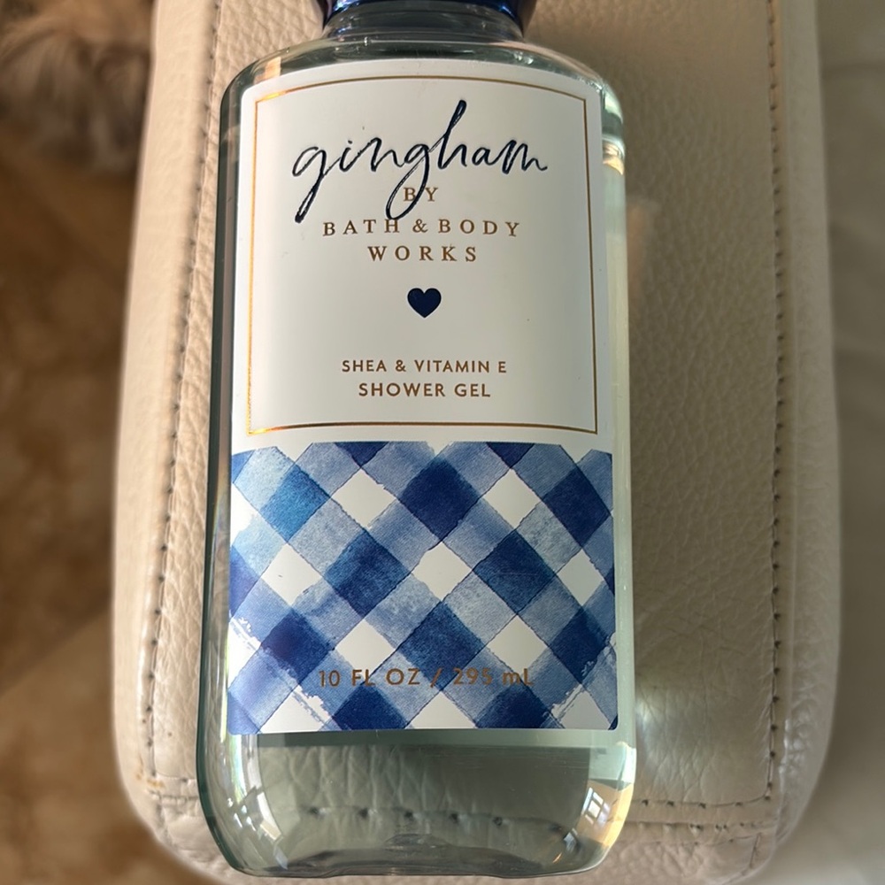 Bath & Body Works Blue Body Wash Gingham Scent